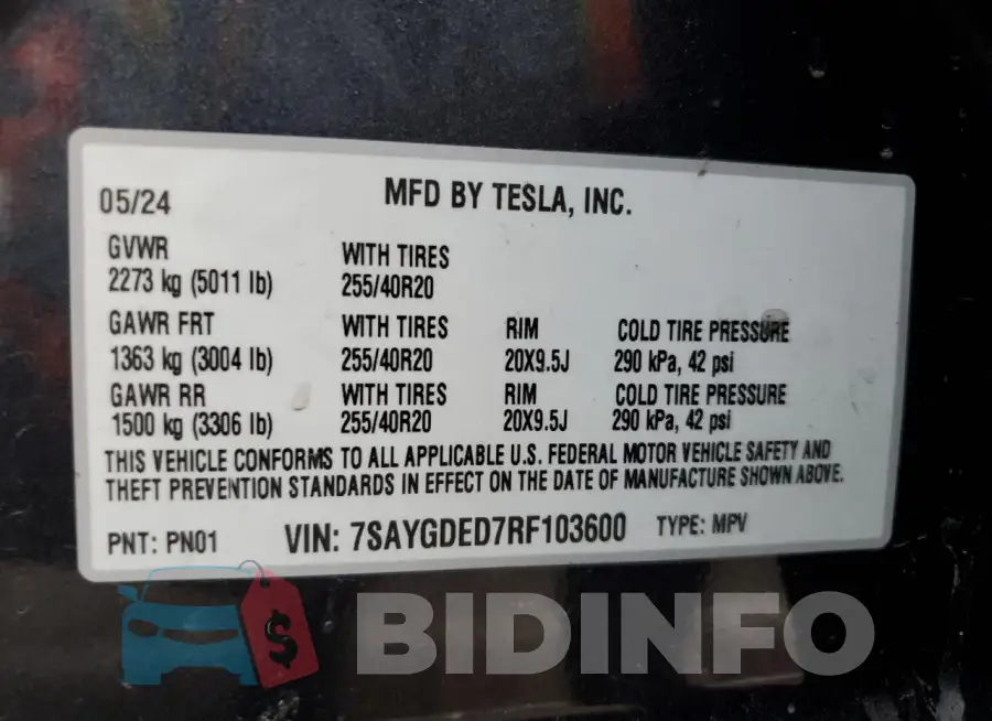 7SAYGDED7RF103600 Photo# 13