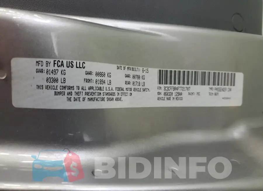 3C3CFFBR4FT721707 Photo# 13