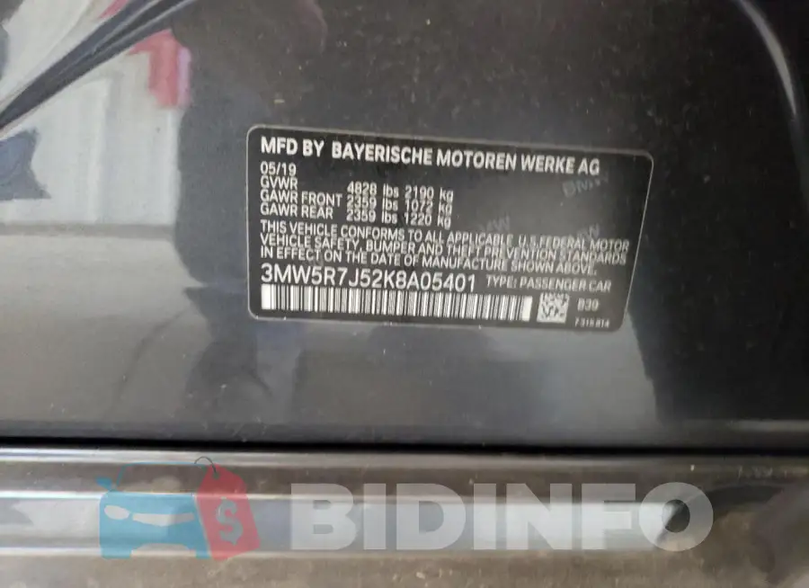 3MW5R7J52K8A05401 Photo# 12