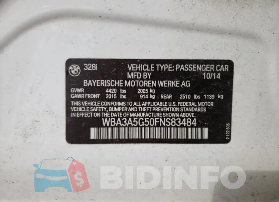 WBA3A5G50FNS83484 Photo# 12