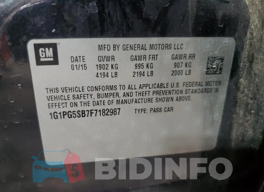 1G1PG5SB7F7182987 Photo# 12