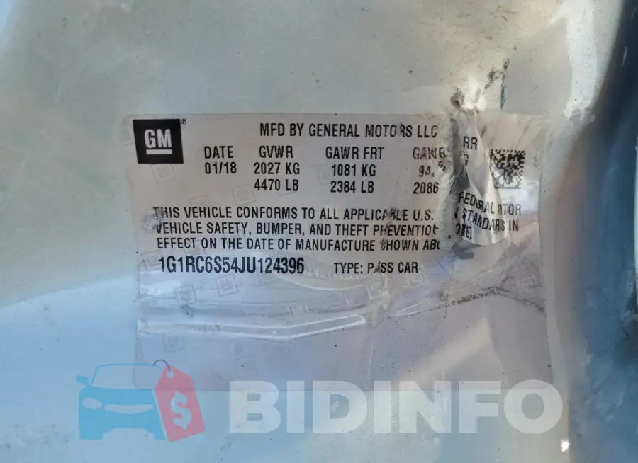 1G1RC6S54JU124396 Photo# 13