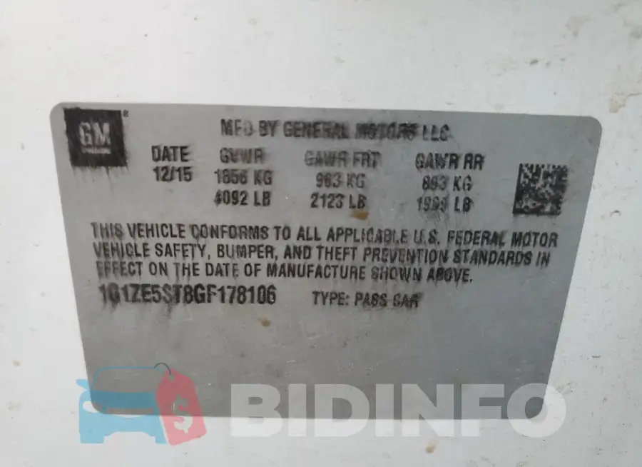 1G1ZE5ST8GF178106 Photo# 12