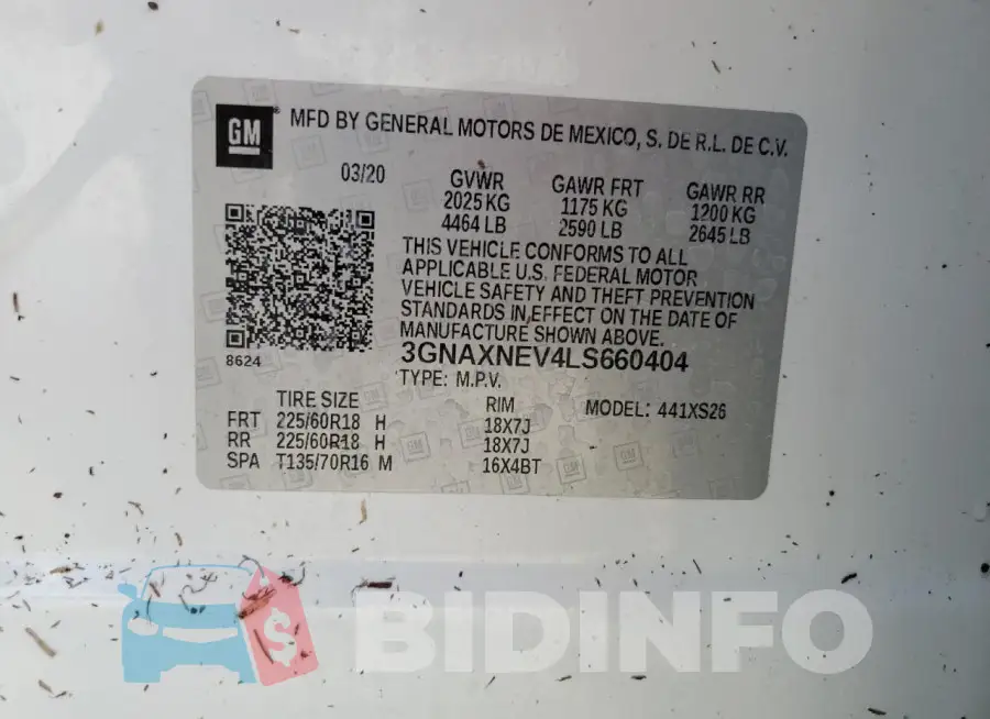 3GNAXNEV4LS660404 Photo# 14