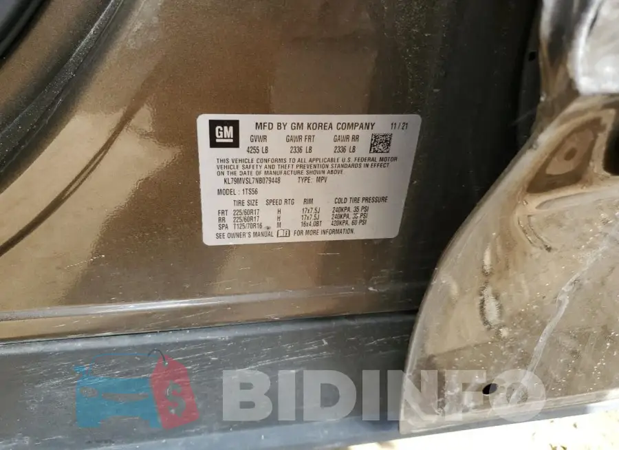 KL79MVSL7NB079448 Photo# 13