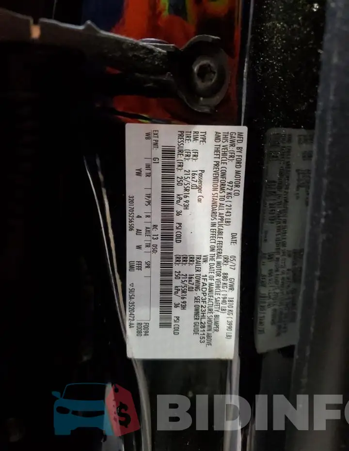 1FADP3F23HL281153 Photo# 13