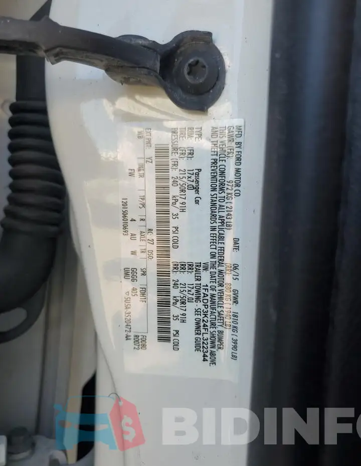 1FADP3K24FL322344 Photo# 12