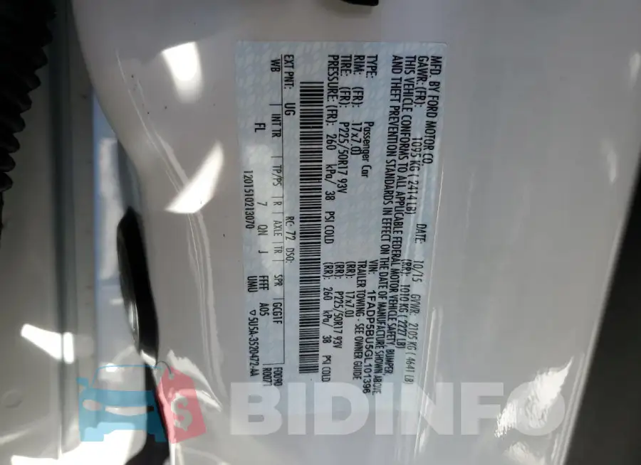 1FADP5BU5GL101396 Photo# 13
