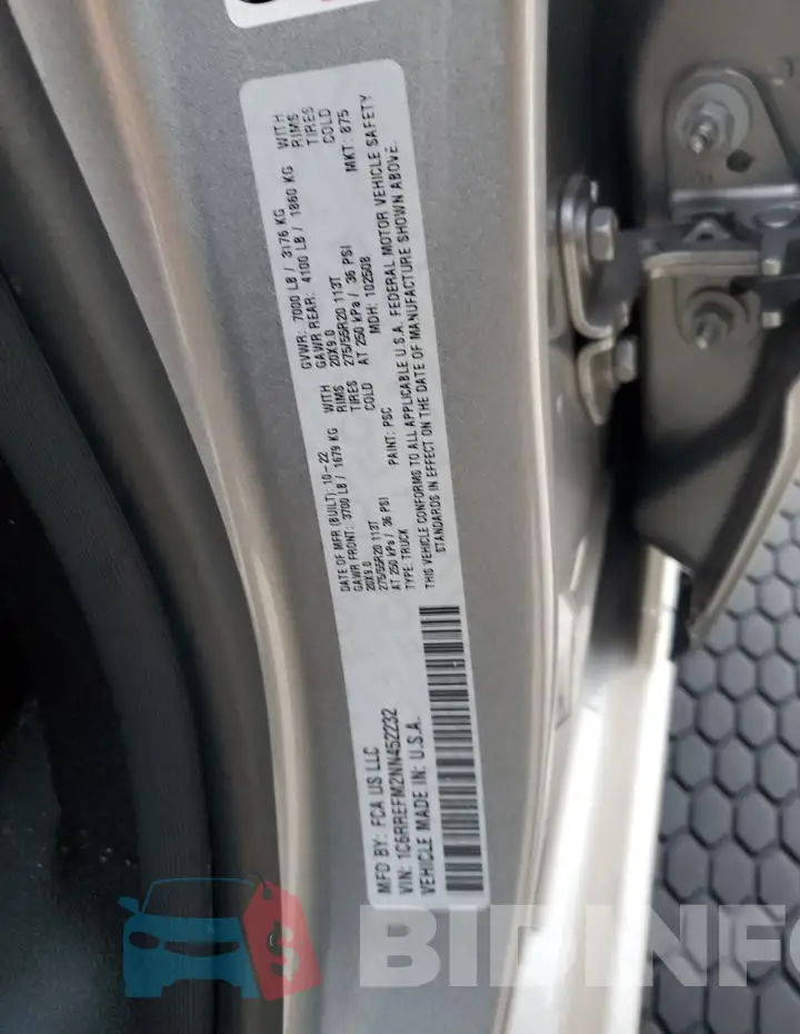 1C6RREFM2NN452232 Photo# 13