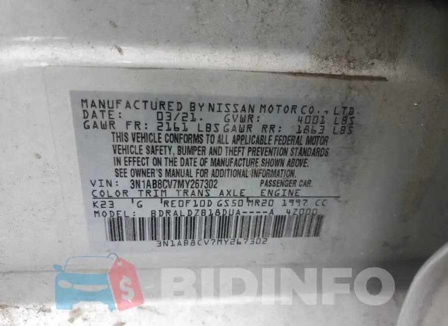 3N1AB8CV7MY267302 Photo# 12