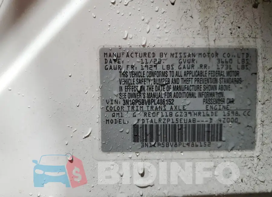 3N1CP5BV8PL486152 Photo# 12