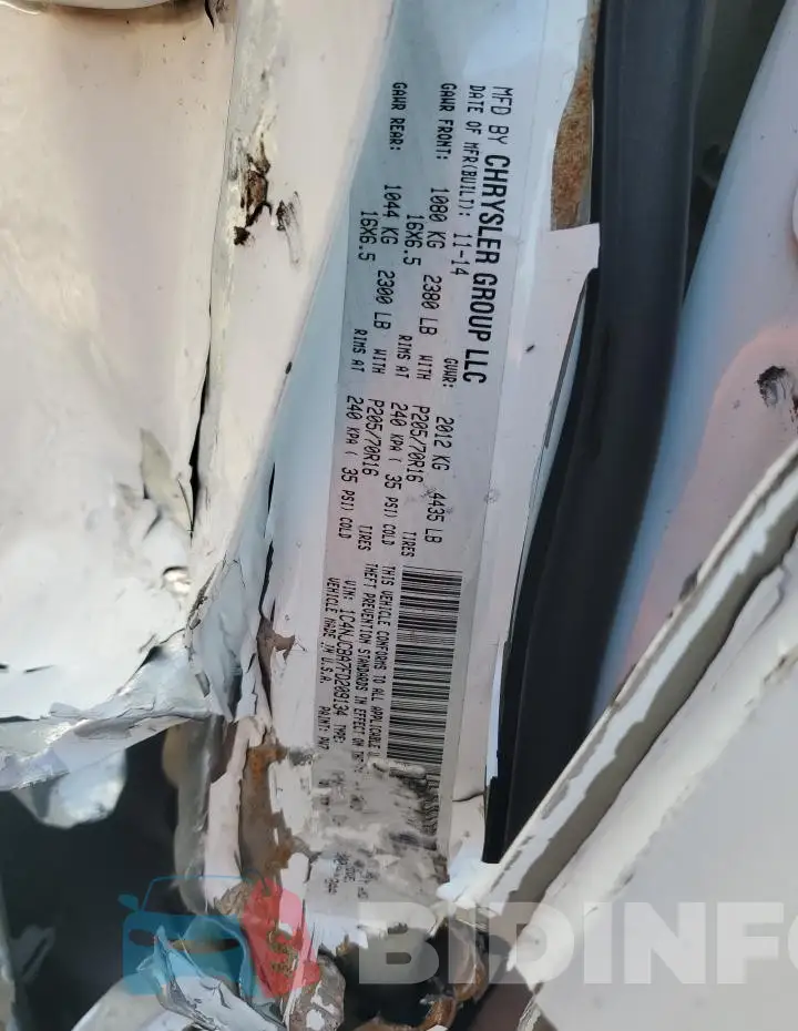 1C4NJCBA7FD209134 Photo# 14