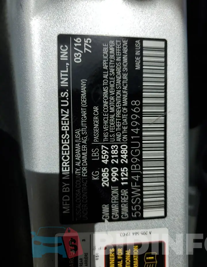 55SWF4JB9GU149968 Photo# 13