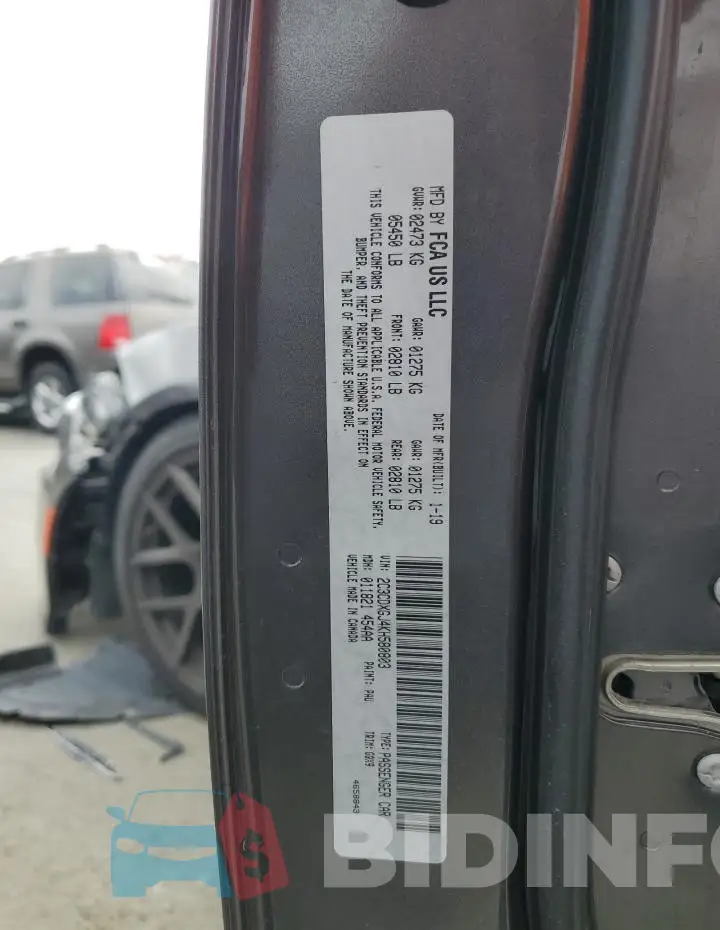 2C3CDXGJ4KH580803 Photo# 12