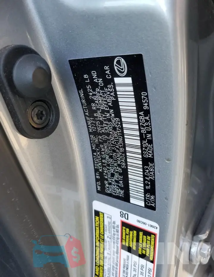 58ADZ1B13NU117529 Photo# 12