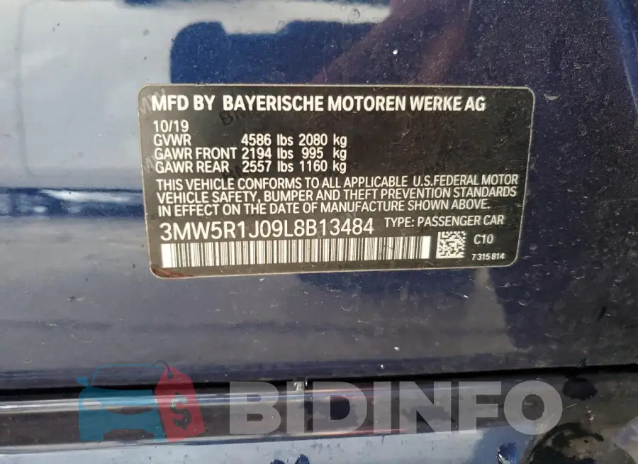 3MW5R1J09L8B13484 Photo# 12