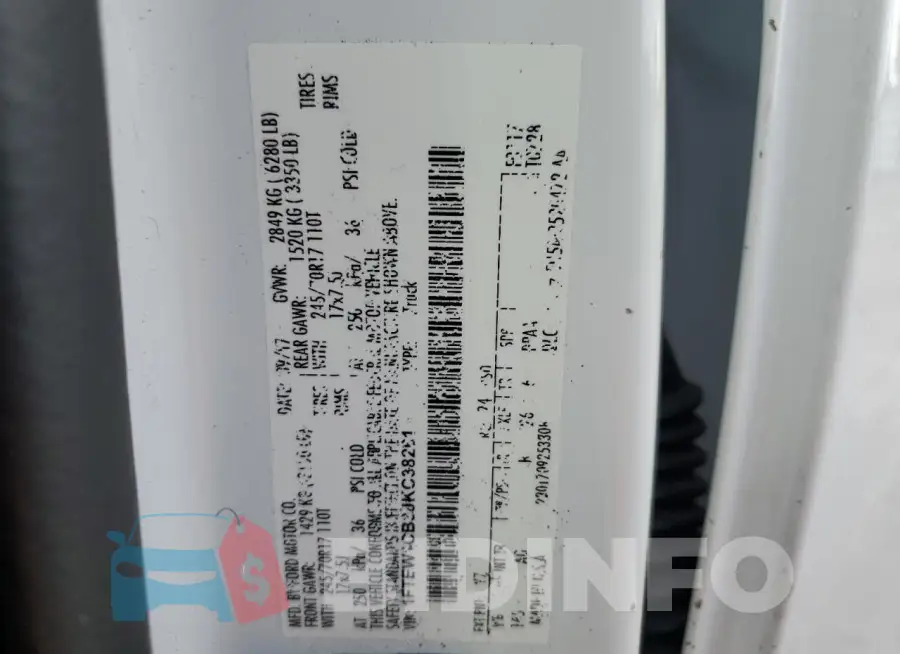 1FTEW1CB3JKC38261 Photo# 13
