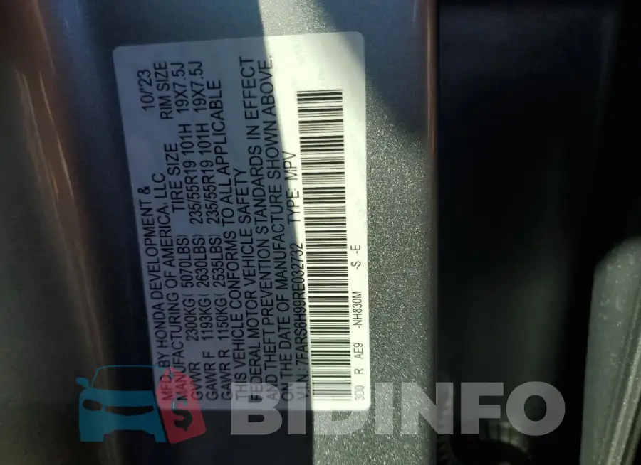 7FARS6H99RE032732 Photo# 13