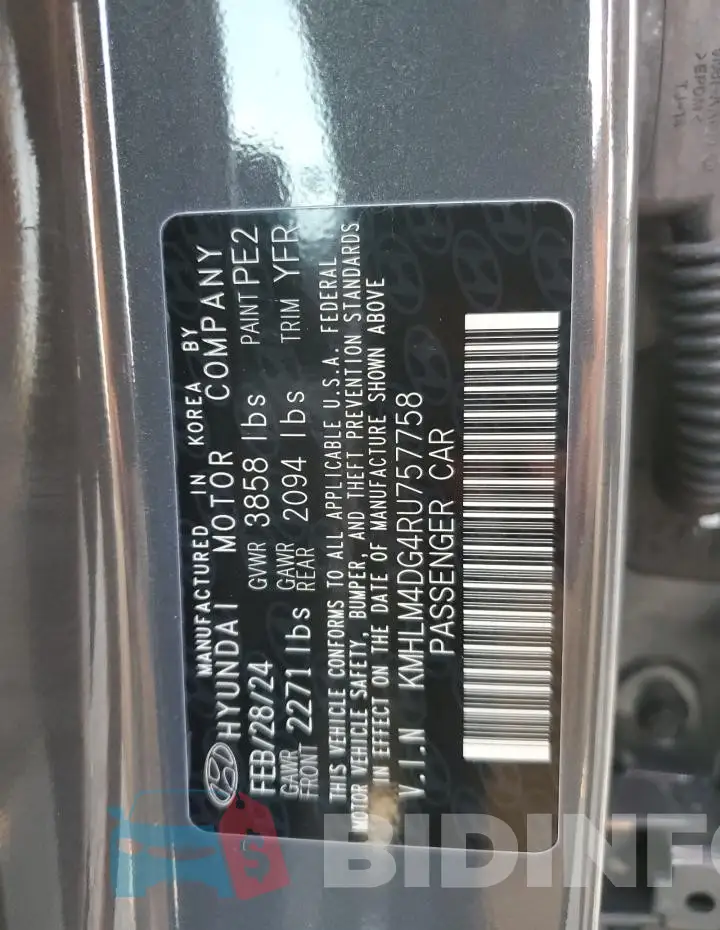 KMHLM4DG4RU757758 Photo# 13