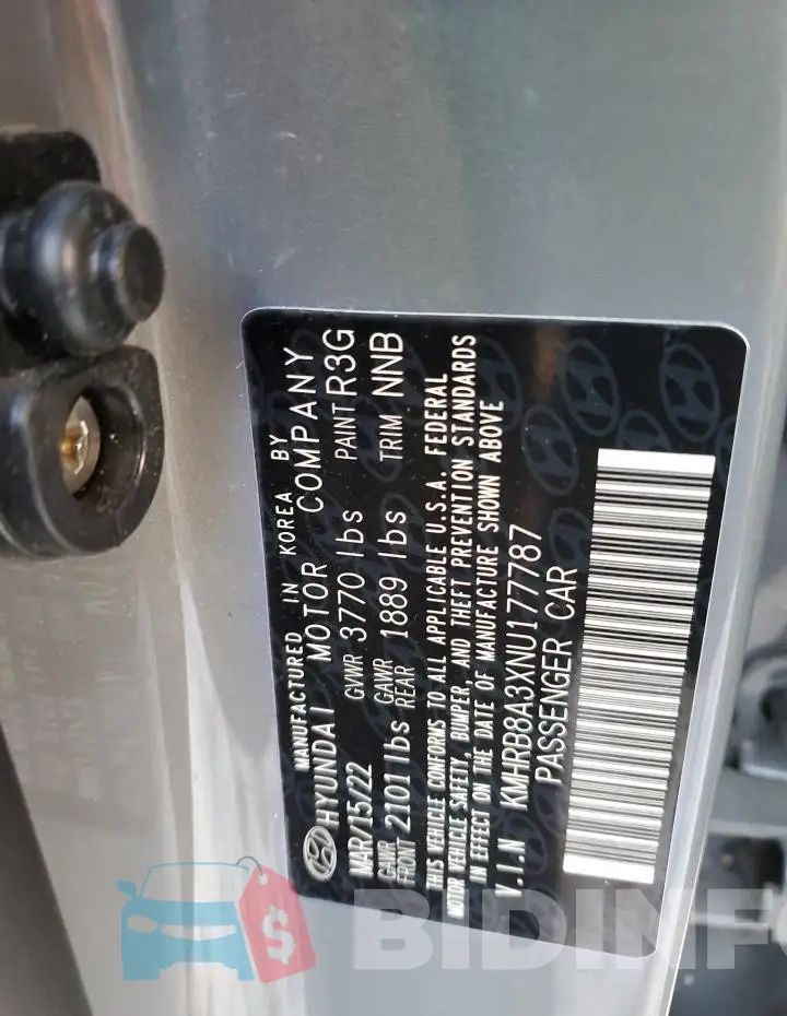 KMHRB8A3XNU177787 Photo# 14
