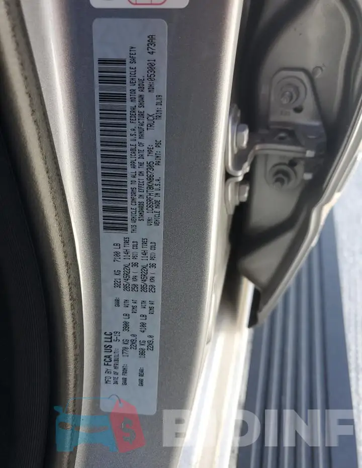 1C6SRFHT8KN867305 Photo# 13