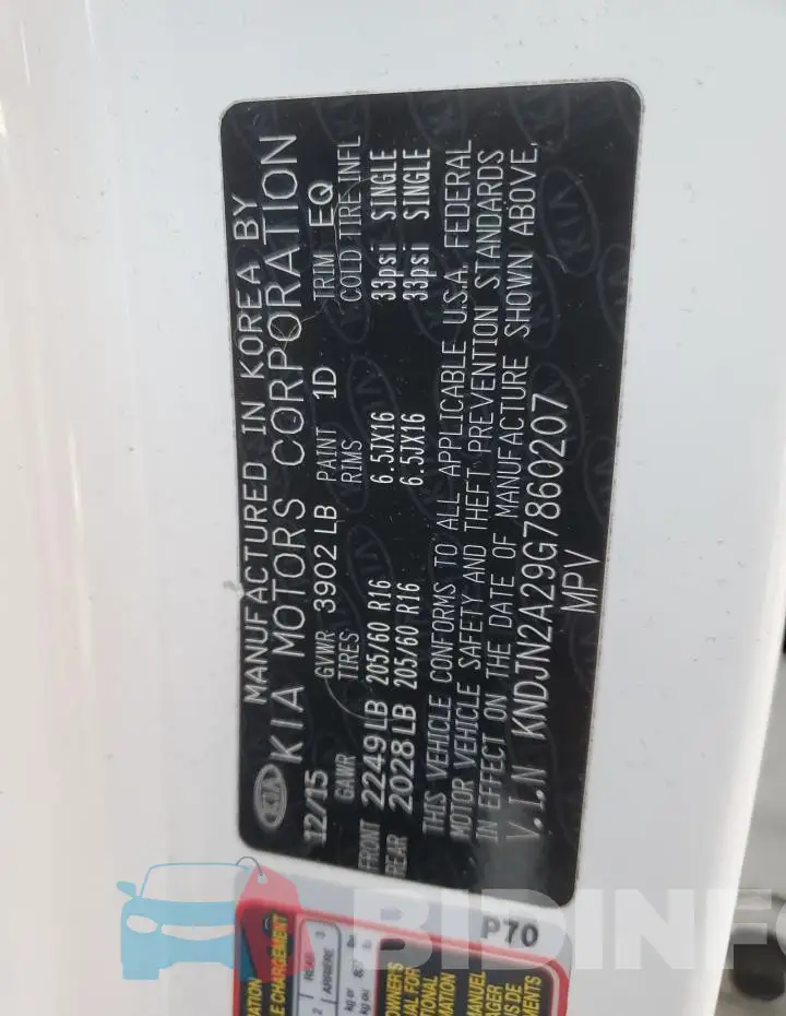 KNDJN2A29G7860207 Photo# 13