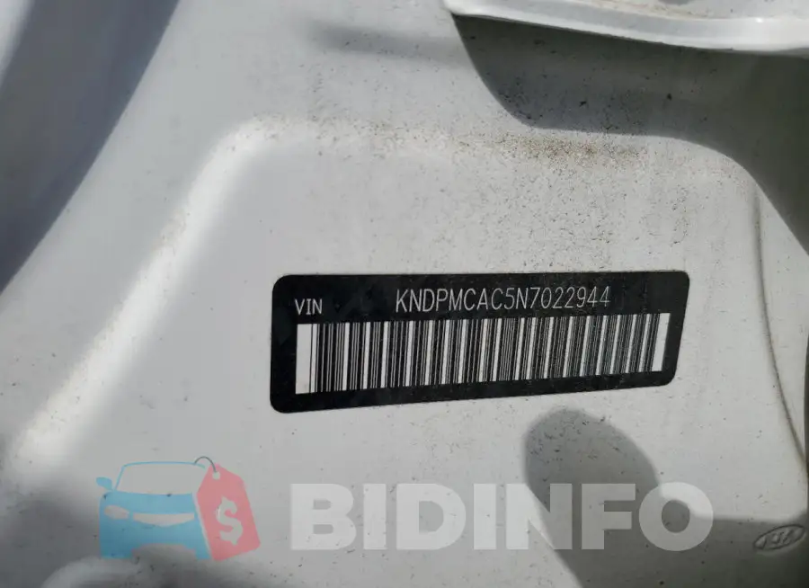 KNDPMCAC5N7022944 Photo# 12