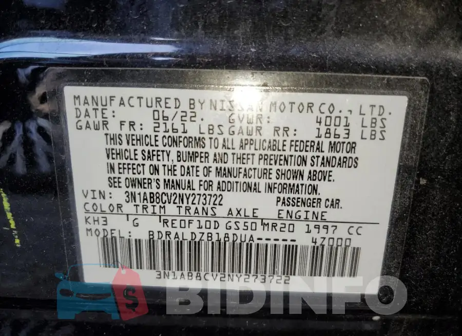 3N1AB8CV2NY273722 Photo# 12