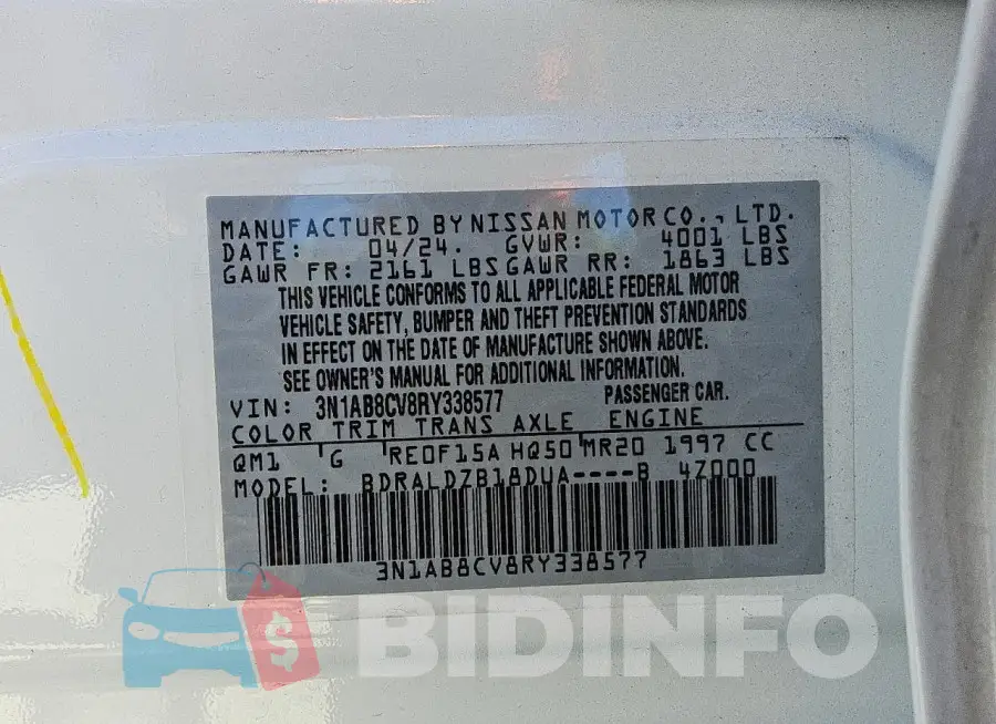 3N1AB8CV8RY338577 Photo# 12