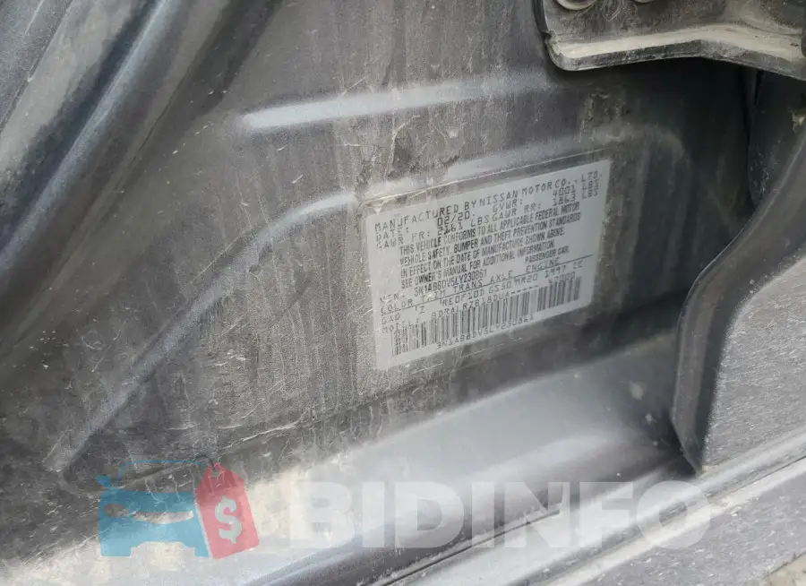 3N1AB8DV5LY230861 Photo# 12