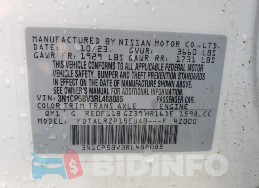 3N1CP5BV3RL488085 Photo# 12