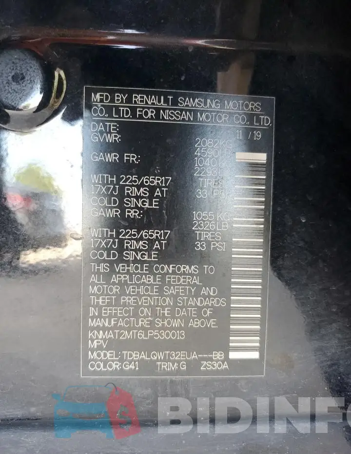 KNMAT2MT6LP530013 Photo# 12