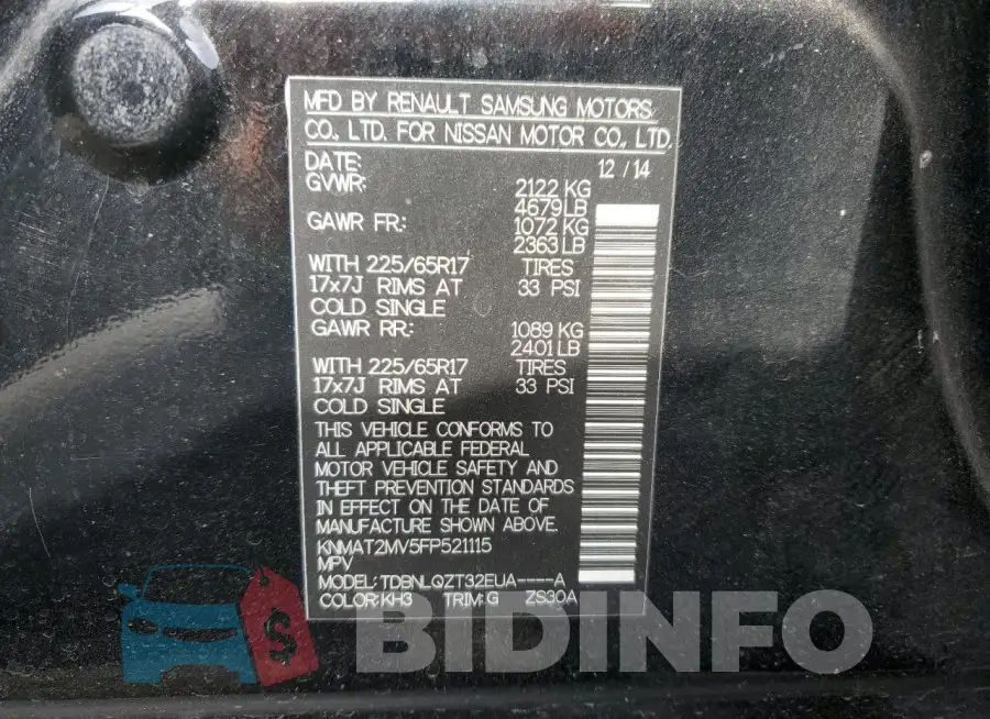 KNMAT2MV5FP521115 Photo# 13