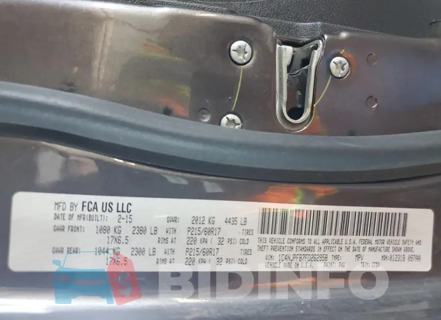 1C4NJPFB7FD262958 Photo# 12