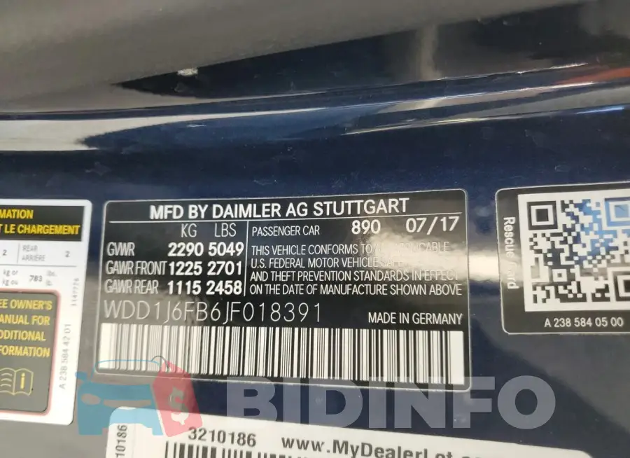 WDD1J6FB6JF018391 Photo# 12