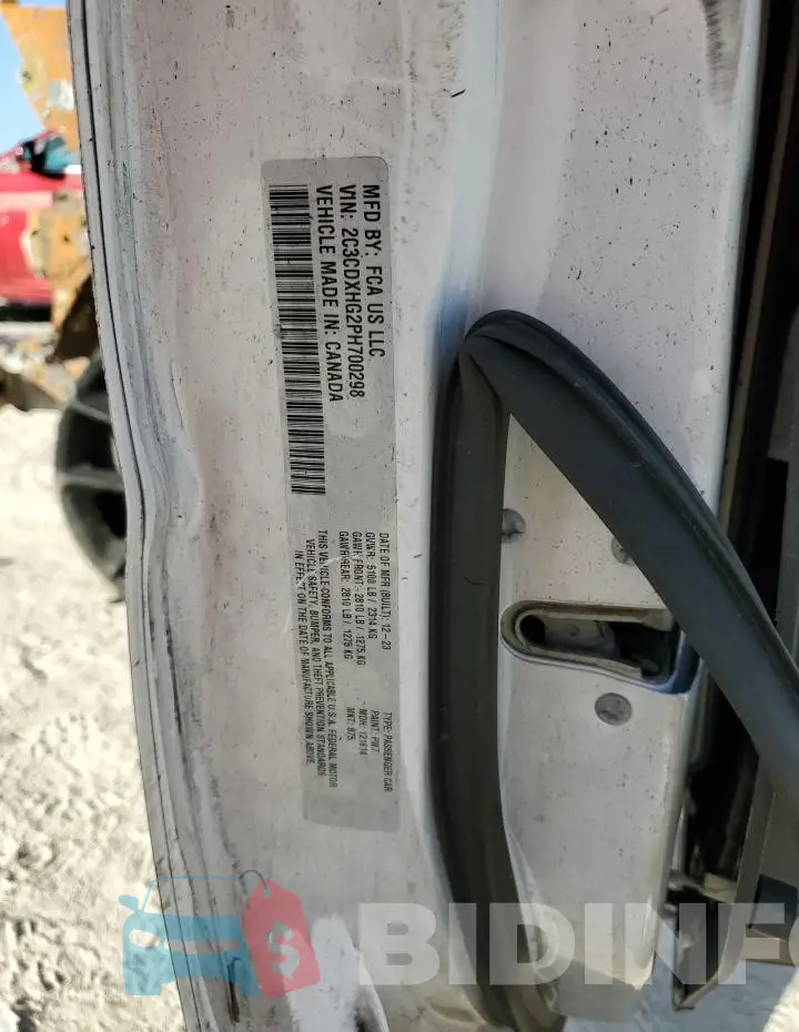 2C3CDXHG2PH700298 Photo# 12