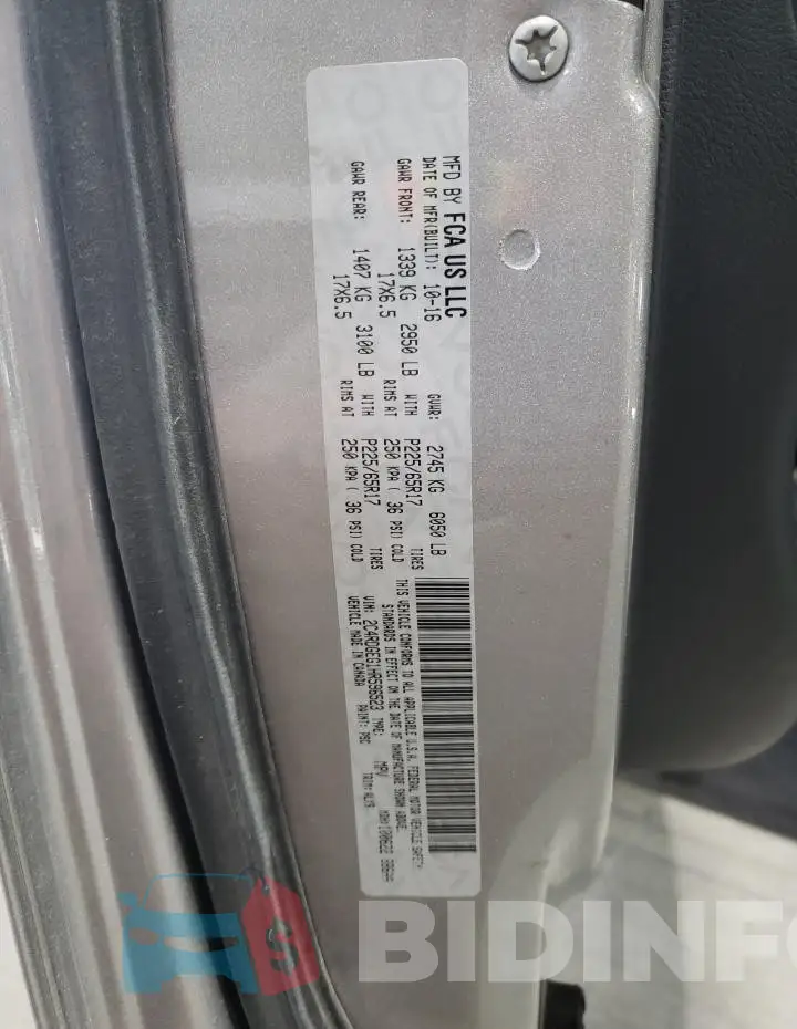 2C4RDGEG1HR596523 Photo# 13