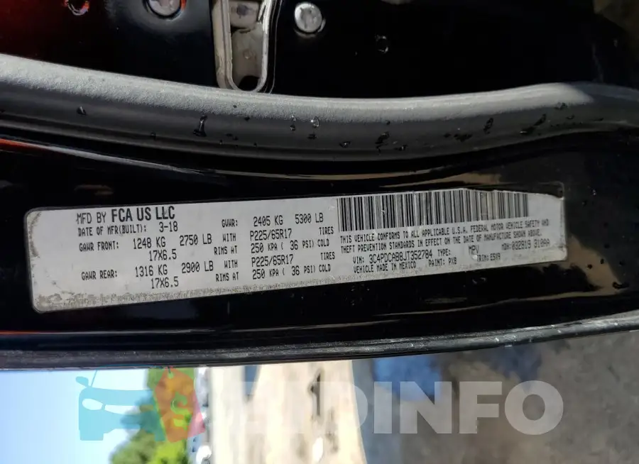 3C4PDCAB8JT352784 Photo# 14