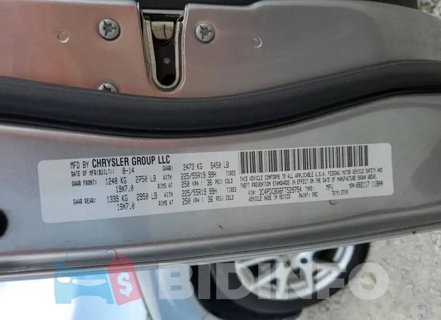 3C4PDCBG6FT529754 Photo# 13