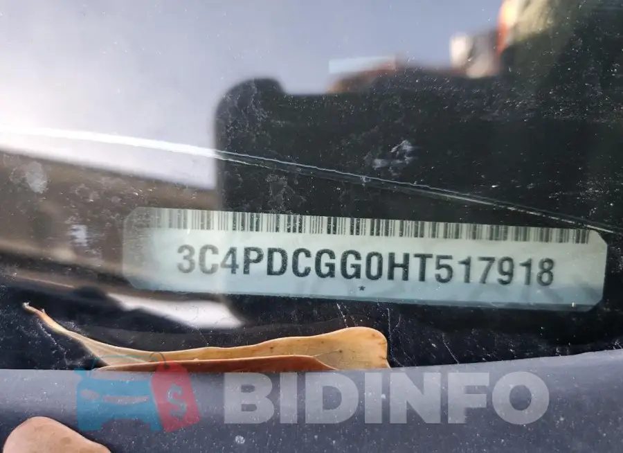 3C4PDCGG0HT517918 Photo# 13