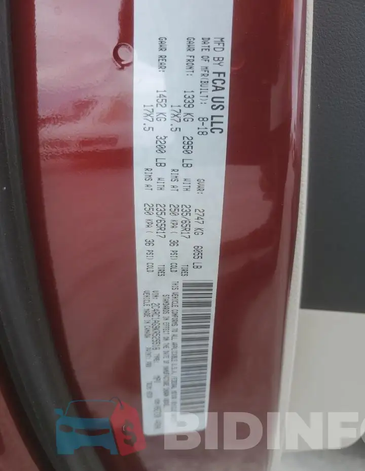 2C4RC1AG9KR525518 Photo# 12