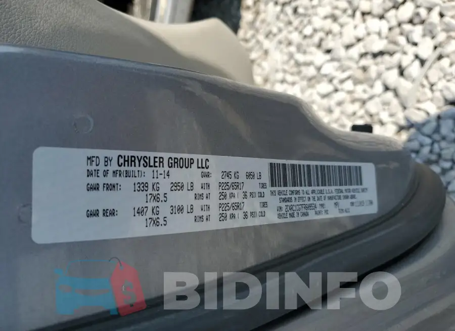 2C4RC1CG7FR609534 Photo# 13