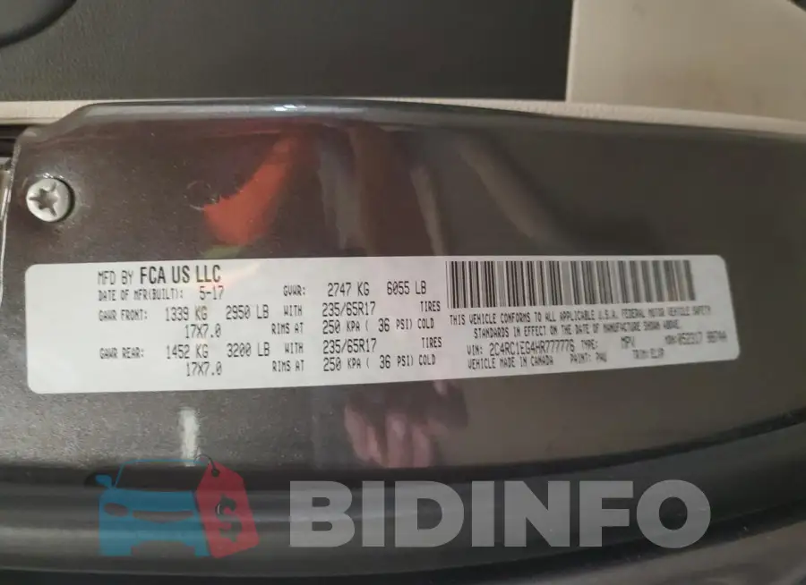 2C4RC1EG4HR777776 Photo# 14