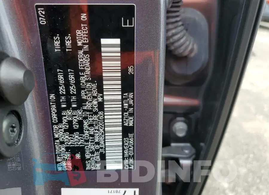 JTJDARBZ5M2201608 Photo# 13