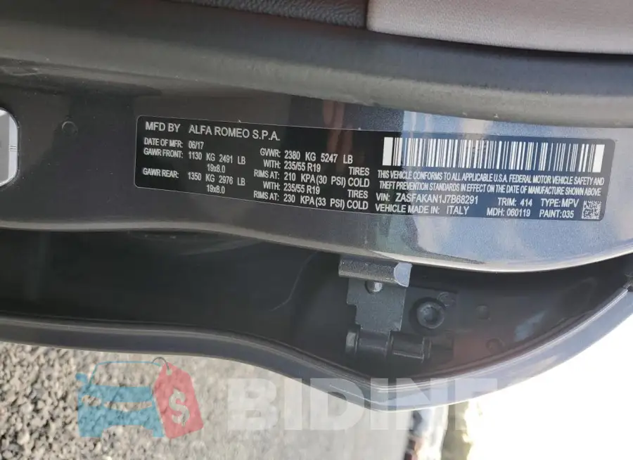 ZASFAKAN1J7B68291 Photo# 14
