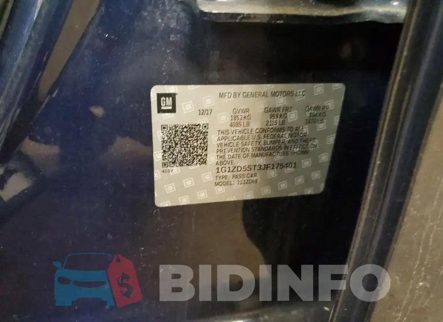 1G1ZD5ST3JF175401 Photo# 13