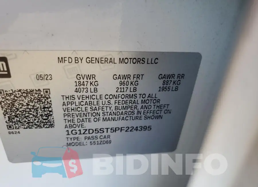 1G1ZD5ST5PF224395 Photo# 13