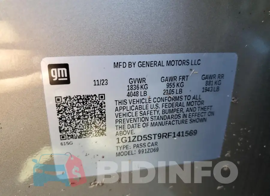 1G1ZD5ST9RF141569 Photo# 12