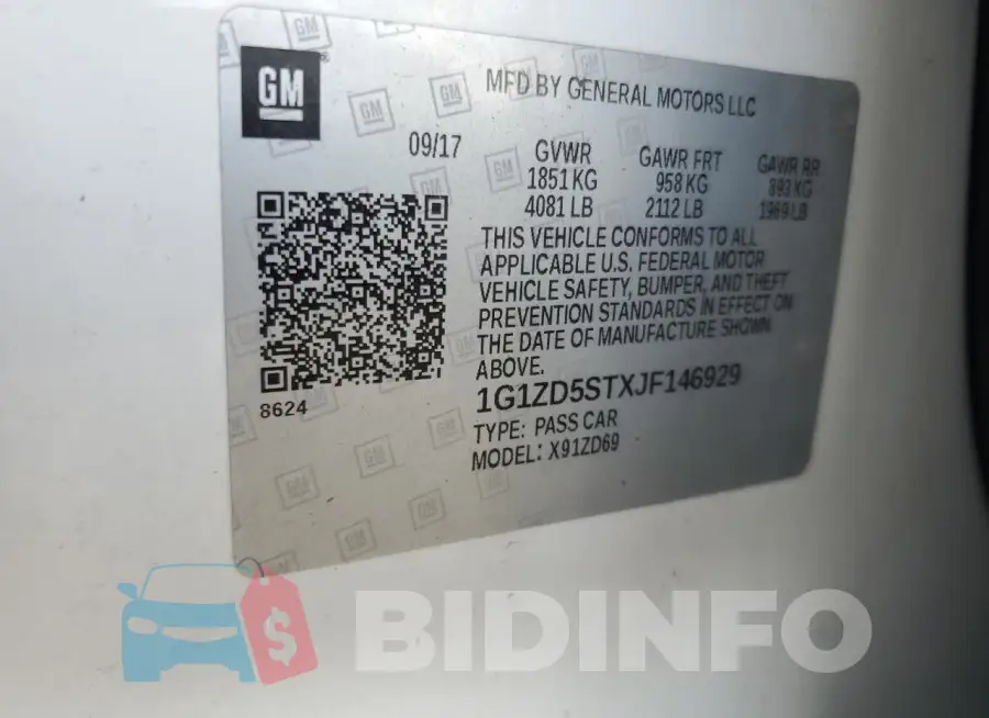 1G1ZD5STXJF146929 Photo# 13
