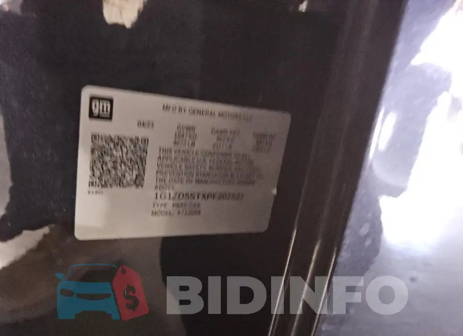 1G1ZD5STXPF202537 Photo# 13
